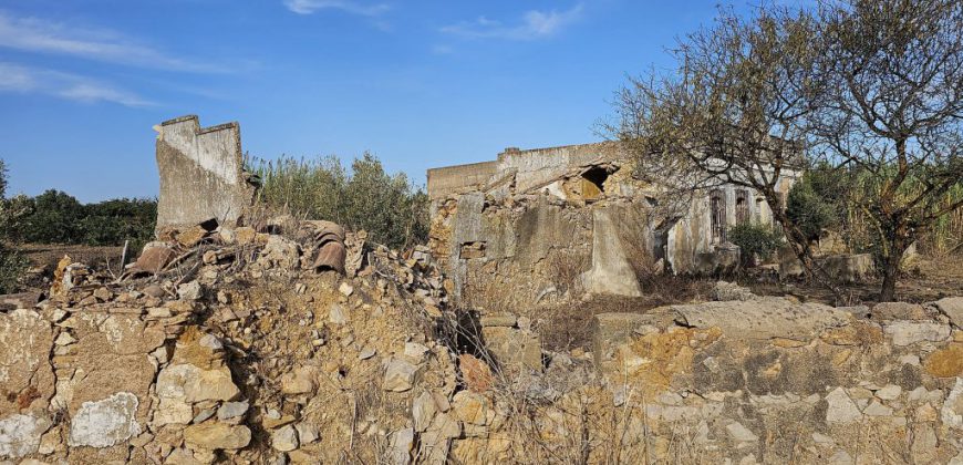 Zu restaurierender Bauernhof mit 3,7 ha Land im Naturpark Ria Formosa.